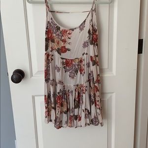 Brandy Melville floral dress with adjustable strap